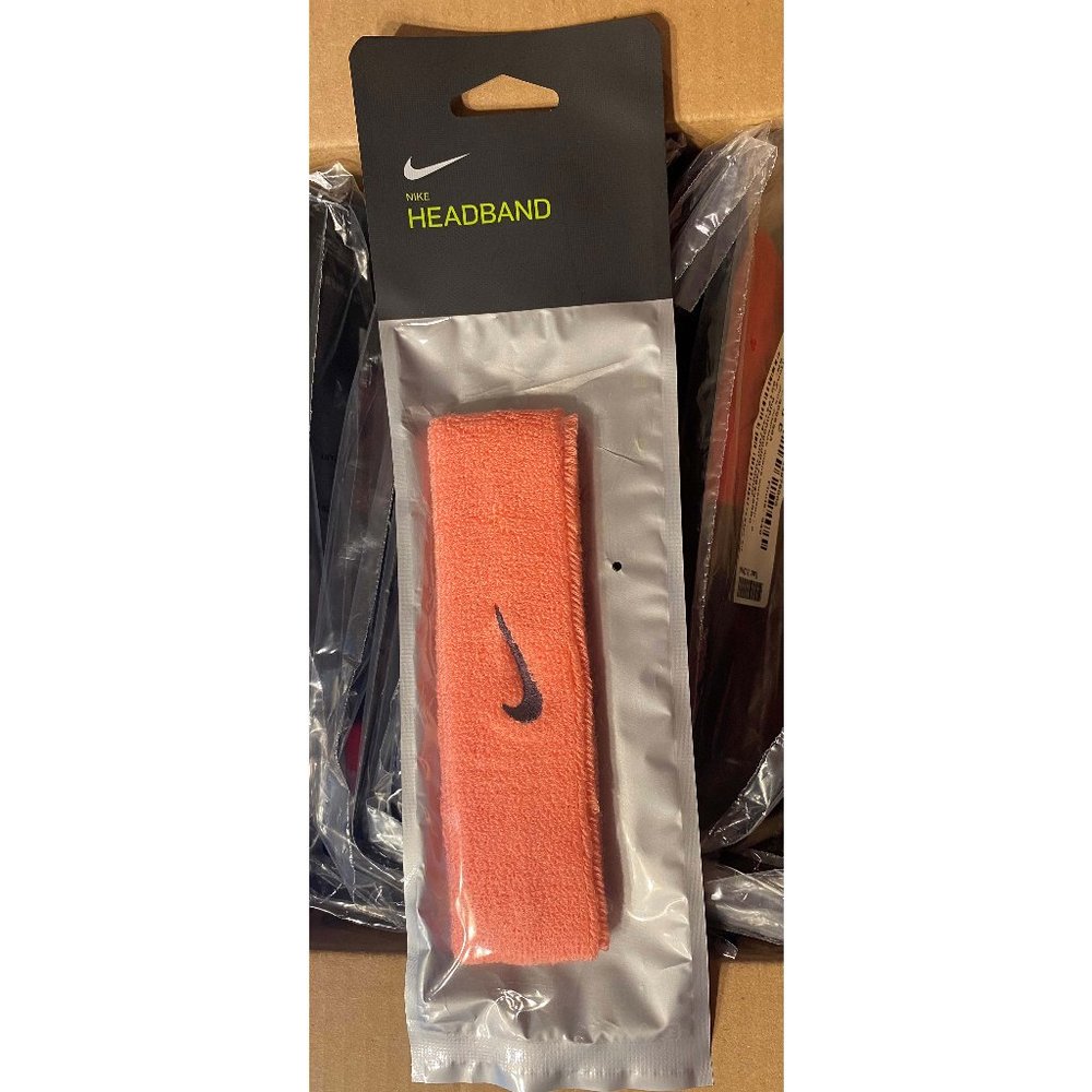 Nike PINK Swoosh Headband Athletic Sport Team Swoosh OSFM Unisex MEN WOMEN - NEW